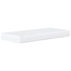vidaXL Lit avec matelas Dover gris clair 100x200 cm velours