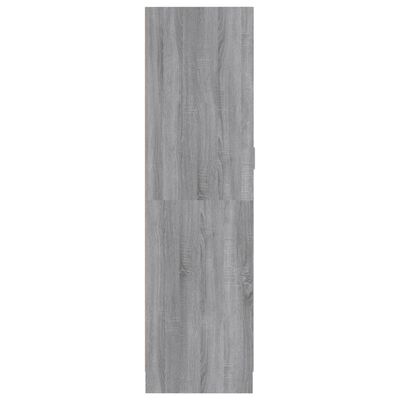 vidaXL Garde-robe Sonoma gris 82,5x51,5x180 cm Bois d'ingénierie