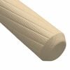 vidaXL Chevilles en bois 2 pcs Marron &Oslash;8 x 50 mm Bois massif