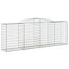 vidaXL Paniers &agrave; gabions arqu&eacute;s 13 pcs 300x50x100/120 cm fer galvanis&eacute;