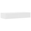 vidaXL Tiroirs de lit Blanc 90 x 36,5 x 16,5 cm Bois d'ing&eacute;nierie