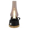 Eurotrail Lampe de camping &agrave; LED Wind bambou noir