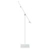 vidaXL Pr&eacute;sentoirs de salon 2 pcs Blanc 26,5 x 26,5 x 150 cm Acier