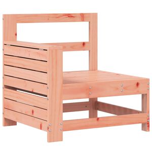 vidaXL Canap&eacute; de jardin accoudoir avec table d'appoint massif douglas