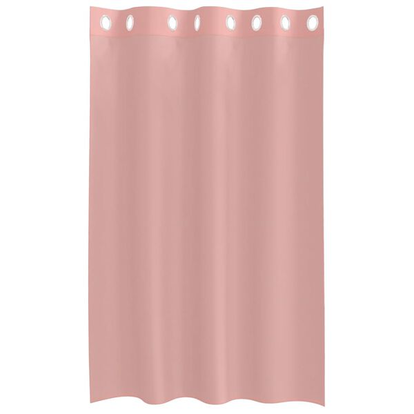 vidaXL Rideaux en voile avec &oelig;illets 2 pcs rose 140x175 cm