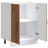 vidaXL Meuble de base de lavabo Lucca vieux bois bois d'ing&eacute;nierie