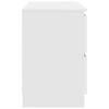 vidaXL Meuble TV blanc 80x35x54 cm bois d'ing&eacute;nierie