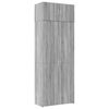 vidaXL Armoire de rangement sonoma gris 80x42,5x225 cm