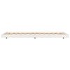 vidaXL Cadre de lit sans matelas blanc 80x200 cm bois massif de pin
