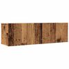 vidaXL Meubles TV muraux 2 pcs vieux bois 100x30x30 cm