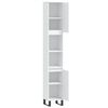 vidaXL Armoire de salle de bain blanc 30x30x190 cm bois d'ingénierie