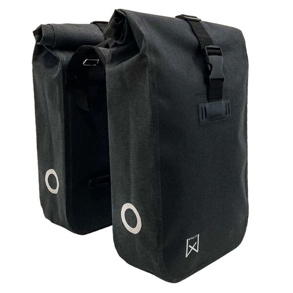Willex Sacoches de v&eacute;lo imperm&eacute;ables 34 L noir