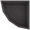 vidaXL Jardini&egrave;re d'Angle Noir 45 x 45 x 35 cm Acier
