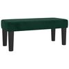 vidaXL Sommier &agrave; lattes de lit avec matelas vert fonc&eacute; 120x190 cm
