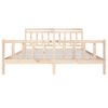 vidaXL Cadre de lit sans matelas bois massif 200x200 cm