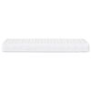 vidaXL Lit de jour avec matelas gris clair 90x190 cm tissu