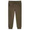 Pantalon de surv&ecirc;tement pour enfants m&eacute;lange kaki 92