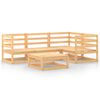 vidaXL Salon de jardin 5 pcs Bois de pin massif