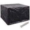 vidaXL Housses de salon de jardin 2 pcs 8 &oelig;illets 135x135x90 cm