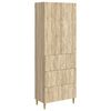vidaXL Ensemble de Meubles 2 pcs Ch&ecirc;ne Sonoma 66 x 34,5 x 90 cm