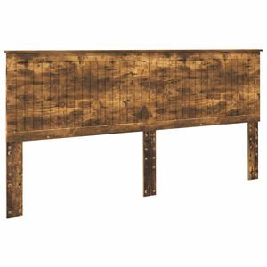 vidaXL T&ecirc;te de lit Ch&ecirc;ne fum&eacute; 200 cm Bois d'ing&eacute;nierie