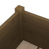 vidaXL Jardini&egrave;re d'ext&eacute;rieur Marron miel 31x31x70 cm Bois de pin