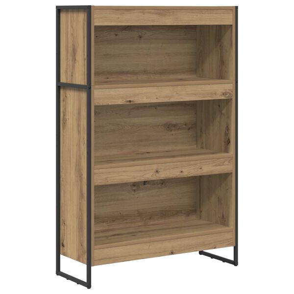 vidaXL Biblioth&egrave;que Ch&ecirc;ne artisan 80 x 30 x 155 cm Bois d'ing&eacute;nierie