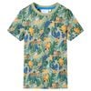 vidaXL T-shirt pour enfants avec manches courtes multicolore 116