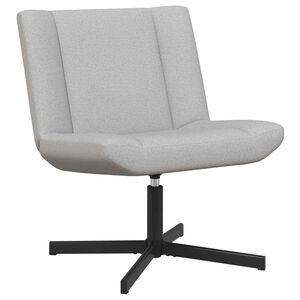 vidaXL Chaise pivotante Gris nuage 63 x 75 x 76 cm tissu