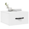 vidaXL Tables de chevet murales 2 pcs blanc 35x35x20 cm