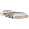 vidaXL Cadre de lit Naturel 90 x 190 cm Pin massif