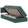 vidaXL Lit de Rangement Vert fonc&eacute; 90 x 200 cm Velours