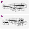 vidaXL Ensemble de canap&eacute;s d'ext&eacute;rieur 9 pcs Naturel