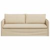 vidaXL Canap&eacute; Cr&egrave;me 196 x 82 x 85 cm tissu