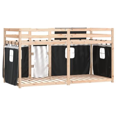 vidaXL Lit superposé sans matelas 75x190 cm bois de pin massif