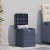 vidaXL Boîte de rangement de jardin 90 L Anthracite