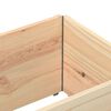 vidaXL Colliers de palette 2 pcs 150x50 cm bois de pin solide