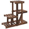 vidaXL Support &agrave; fleurs 58x25x51 cm bois massif de sapin