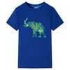 T-shirt pour enfants bleu fonc&eacute; 116