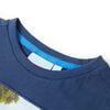 T-shirt pour enfants bleu fonc&eacute; 116