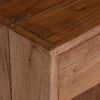 vidaXL Table de chevet Marron 63 x 30 x 79 cm Bois de Mahogany Massif