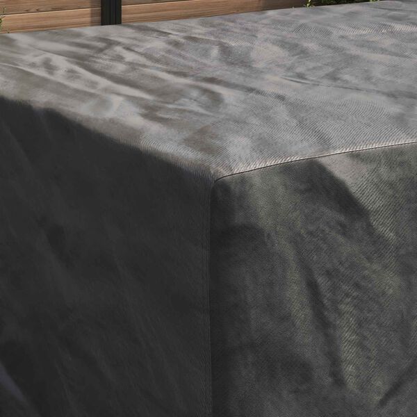 vidaXL Housse pour meubles Uni Noir 315 x 180 x 74 cm 600D