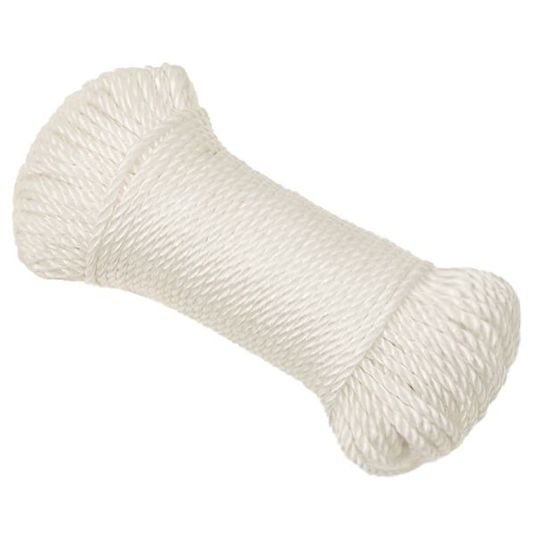 vidaXL Corde de travail blanc 3 mm 50 m polypropylène