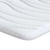 vidaXL Surmatelas 200 x 200 cm d&rsquo;&eacute;paisseur Tissu en Tricot Blanc