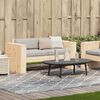 vidaXL Canap&eacute; de jardin 2 places 134x60x62 cm bois de pin massif