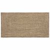 vidaXL Tapis de surface Rectangulaire Naturel et Noir 80 x 150 cm