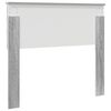 vidaXL T&ecirc;te de lit Gris Sonoma 100 cm Bois d'ing&eacute;nierie