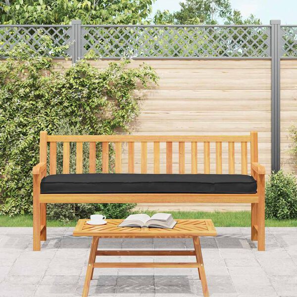 vidaXL Set de coussins de palette 2 pcs Noir 180 x 40 x 8 cm