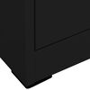 vidaXL Classeur Noir 46x62x72,5 cm Acier