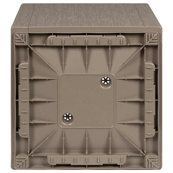 vidaXL Cache-pot de jardin Gris 36 x 36 x 35 cm Polypropyl&egrave;ne